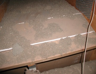 Bare sheet rock in attic Mesa