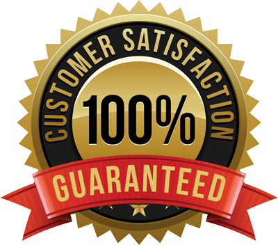 100% customer satisfaction guaranteed